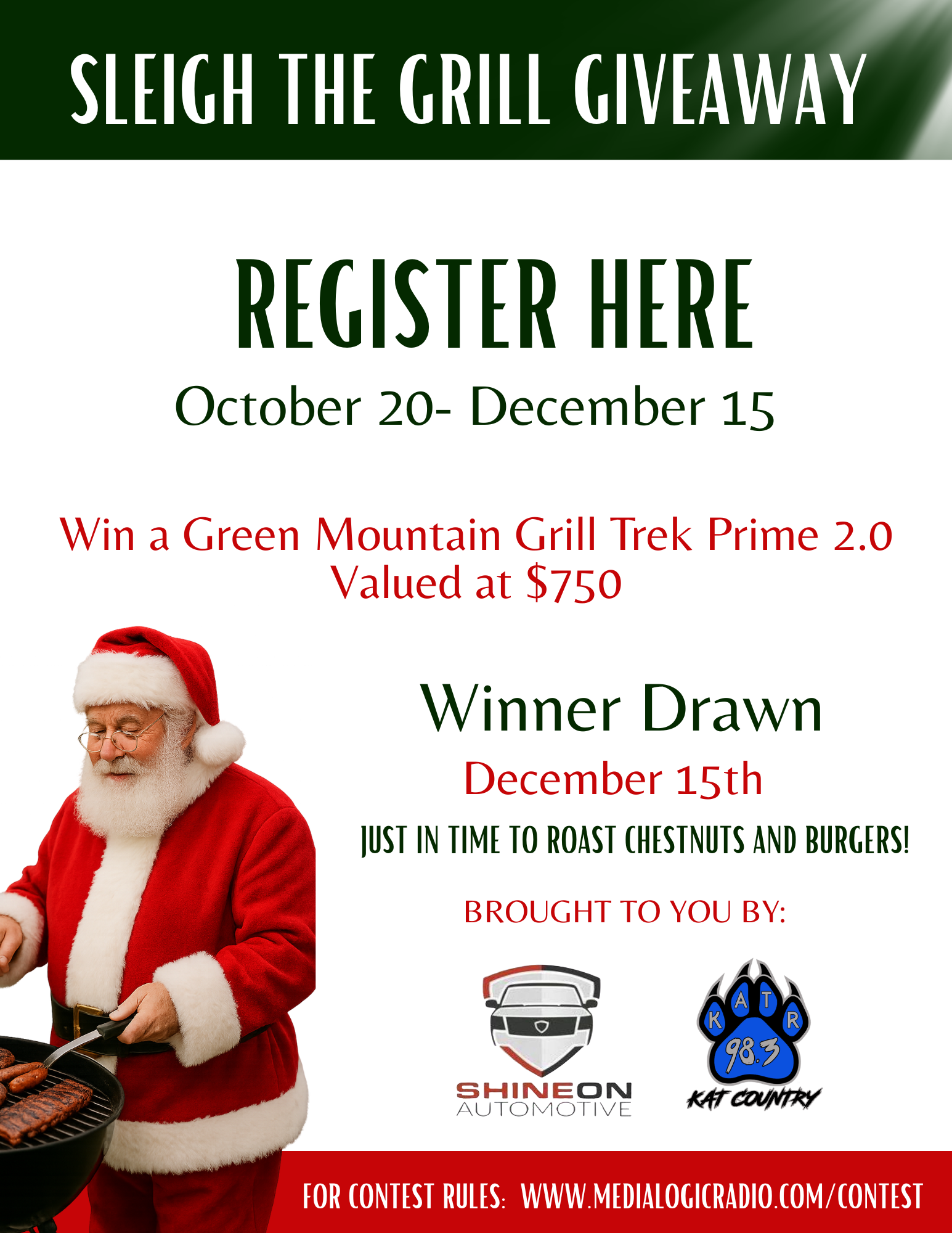 Sleigh the Grill Giveaway: Graphic Design